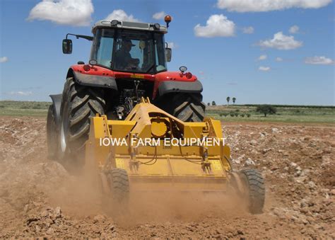 tractor mounted rock pulverizing equipment